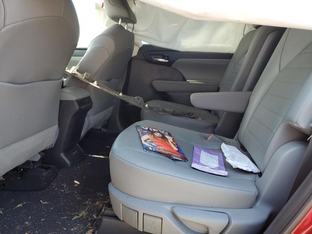 5TDHZRAH9MS056359 - 2021 TOYOTA HIGHLANDER XLE წითელი ფოტო 11