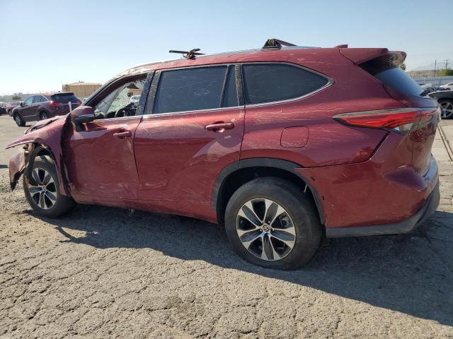 5TDHZRAH9MS056359 - 2021 TOYOTA HIGHLANDER XLE წითელი ფოტო 2