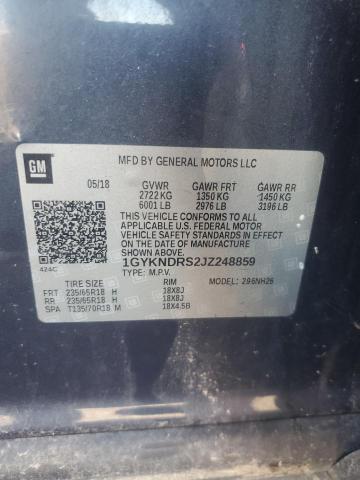 1GYKNDRS2JZ248859 - 2018 CADILLAC XT5 LUXURY Boz foto 13