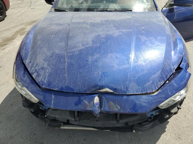 ZAM57RTS7H1225312 - 2017 MASERATI GHIBLI S BLUE photo 11