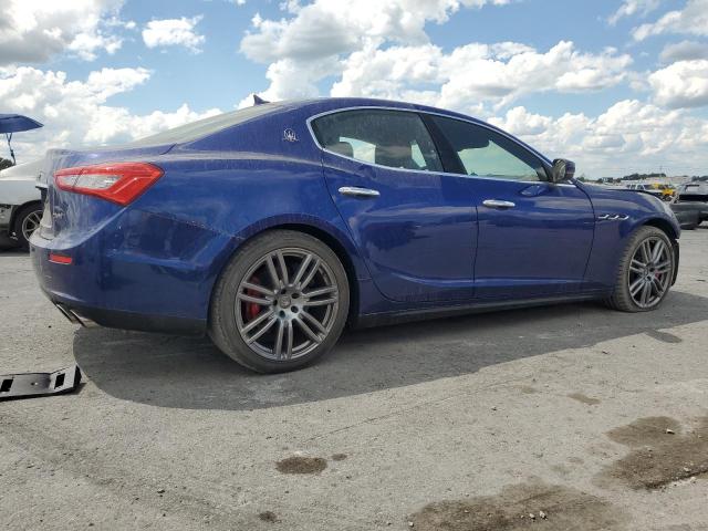 ZAM57RTS7H1225312 - 2017 MASERATI GHIBLI S BLUE photo 3