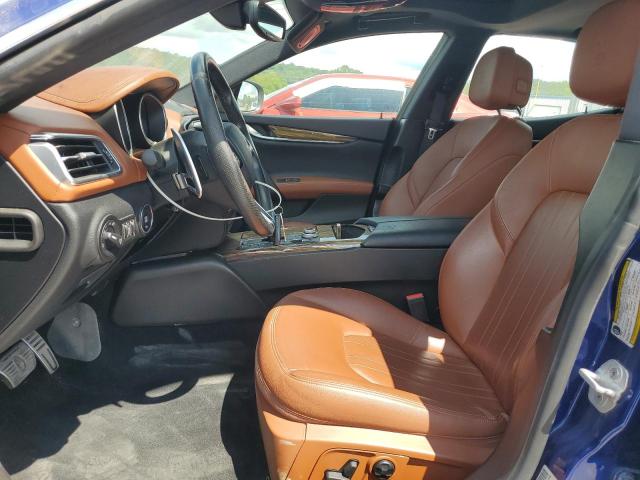 ZAM57RTS7H1225312 - 2017 MASERATI GHIBLI S BLUE photo 7