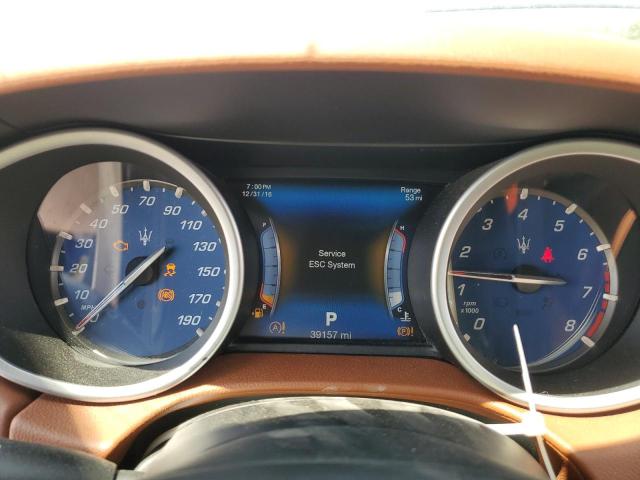 ZAM57RTS7H1225312 - 2017 MASERATI GHIBLI S BLUE photo 9