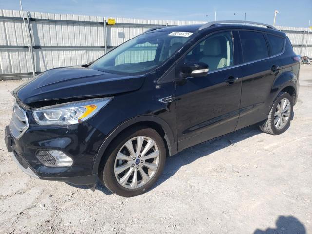 1FMCU0JD2HUE68377 - 2017 FORD ESCAPE TITANIUM BLACK photo 1