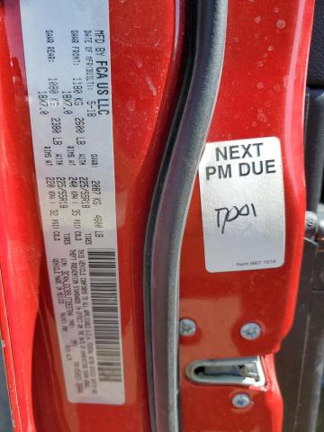 3C4NJDCB9JT393704 - 2018 JEEP COMPASS LIMITED Kırmızı fotoğraf 13