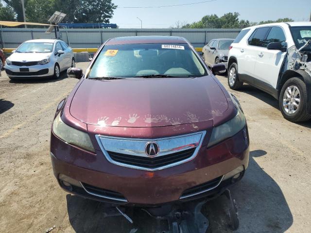 19UUA8F71CA022946 - 2012 ACURA TL RED photo 5