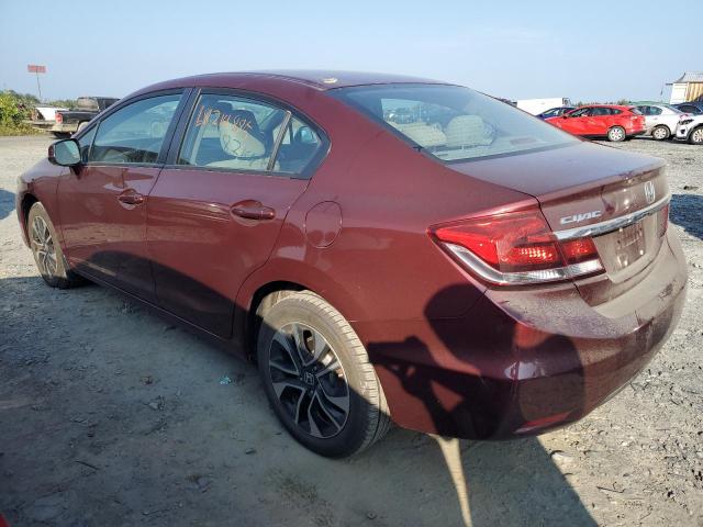 2HGFB2F54DH034514 - 2013 HONDA CIVIC LX Каштановый фото 2