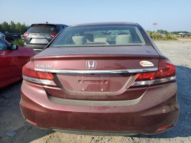 2HGFB2F54DH034514 - 2013 HONDA CIVIC LX Каштановый фото 6