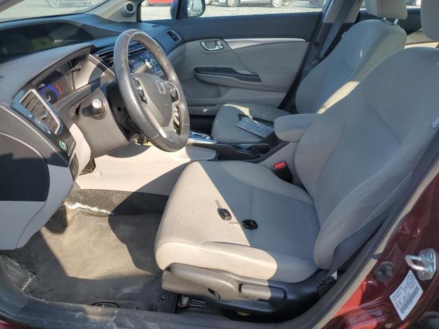 2HGFB2F54DH034514 - 2013 HONDA CIVIC LX Каштановый фото 7