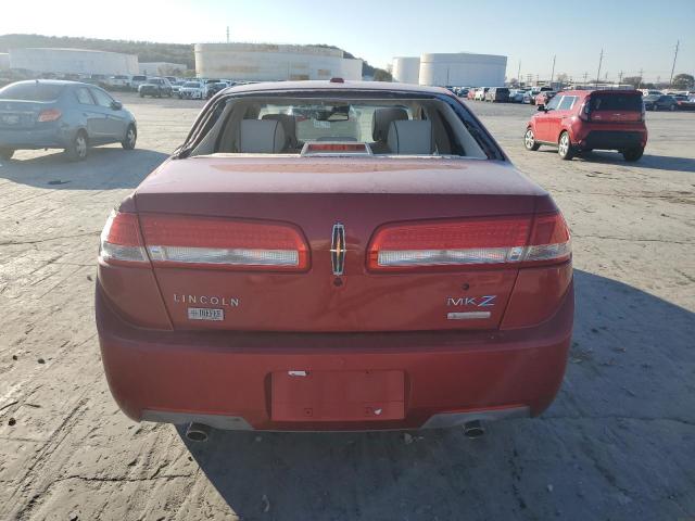 3LNDL2L32BR776395 - 2011 LINCOLN MKZ HYBRID RED photo 6