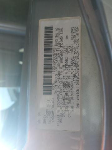 5TBRN34184S442291 - 2004 TOYOTA TUNDRA ACCESS CAB SR5 GRAY photo 12