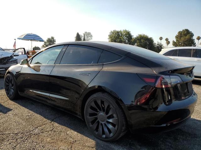 5YJ3E1EA2PF459371 - 2023 TESLA MODEL 3 BLACK photo 2