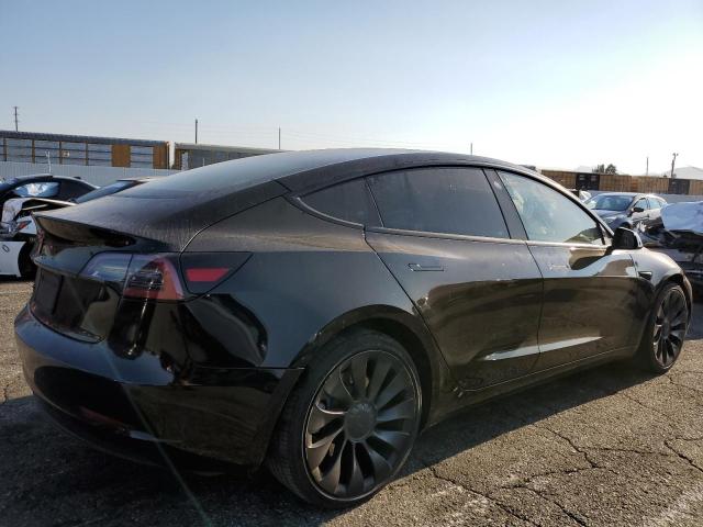 5YJ3E1EA2PF459371 - 2023 TESLA MODEL 3 BLACK photo 3