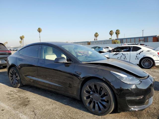 5YJ3E1EA2PF459371 - 2023 TESLA MODEL 3 BLACK photo 4