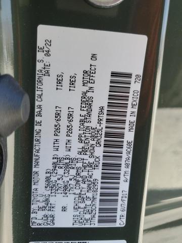 3TMAZ5CN7NM182959 - 2022 TOYOTA TACOMA DOUBLE CAB Жасыл фото 13