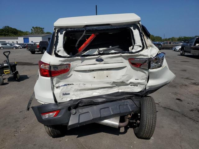 MAJ6S3GL9KC282605 - 2019 FORD ECOSPORT SE Biały zdjęcie 6