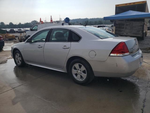 2G1WB5EK5A1148798 - 2010 CHEVROLET IMPALA LT SILVER photo 2