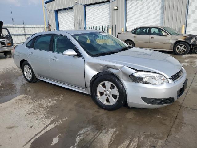 2G1WB5EK5A1148798 - 2010 CHEVROLET IMPALA LT SILVER photo 4