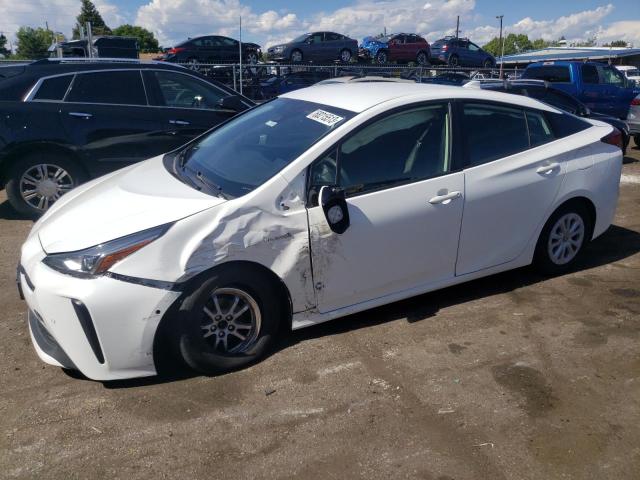 JTDKARFU4L3108046 - 2020 TOYOTA PRIUS L WHITE photo 1