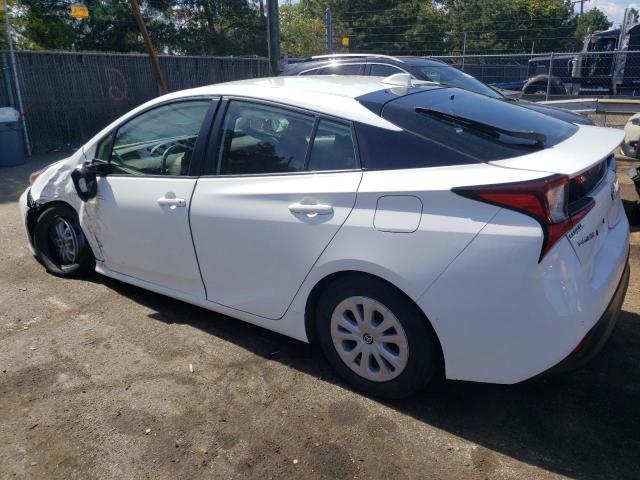 JTDKARFU4L3108046 - 2020 TOYOTA PRIUS L WHITE photo 2