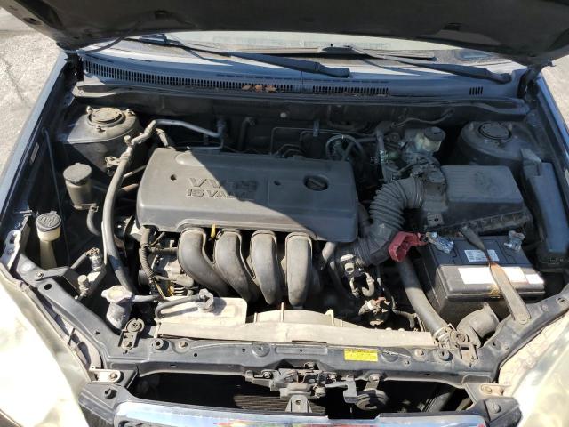 JTDBR32E252059037 - 2005 TOYOTA COROLLA CE BLACK photo 11