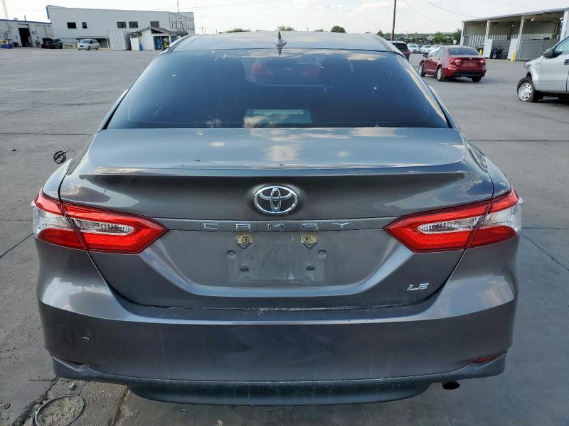 4T1B11HK6KU687638 - 2019 TOYOTA CAMRY L ნაცრისფერი ფოტო 6