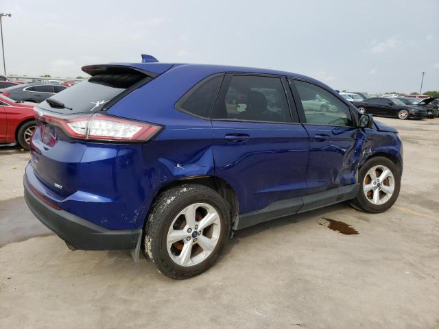 2FMTK4G9XFBC30506 - 2015 FORD EDGE SE BLUE photo 3