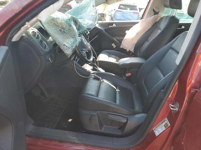 WVGAV3AX5DW094698 - 2013 VOLKSWAGEN TIGUAN S BURGUNDY photo 7