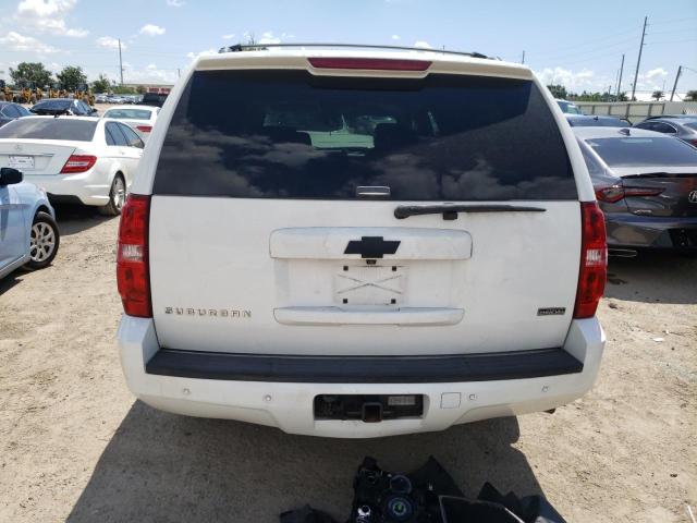 3GNFC16018G267614 - 2008 CHEVROLET SUBURBAN C1500  LS WHITE photo 6