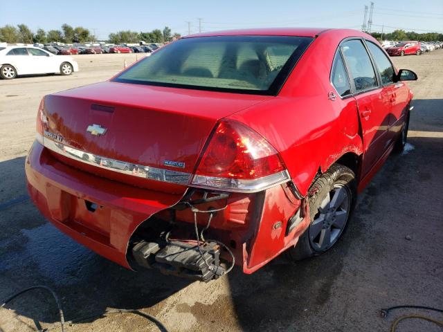 2G1WT57K791310128 - 2009 CHEVROLET IMPALA 1LT RED photo 3