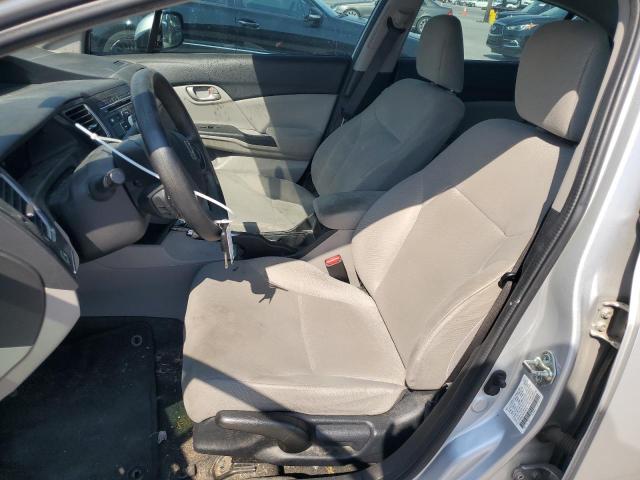 2HGFB2F50DH568366 - 2013 HONDA CIVIC LX SILVER photo 7