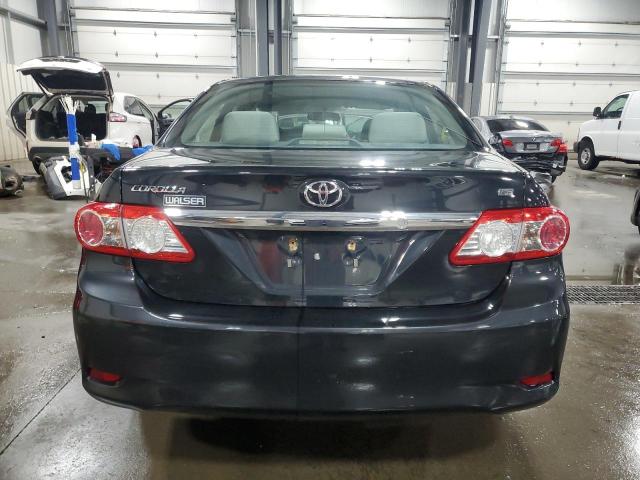 5YFBU4EE1CP055303 - 2012 TOYOTA COROLLA BASE Schwarz Foto 6