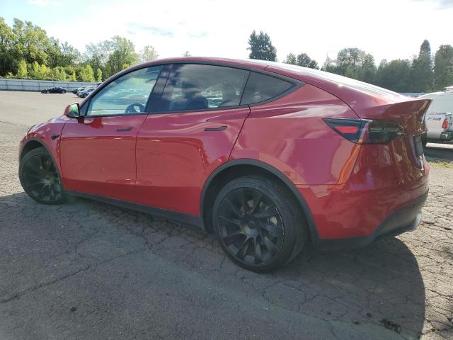 7SAYGAEE6PF785809 - 2023 TESLA MODEL Y RED photo 2