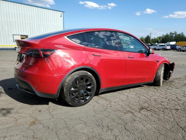 7SAYGAEE6PF785809 - 2023 TESLA MODEL Y RED photo 3