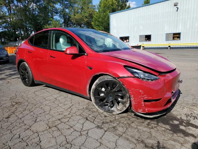 7SAYGAEE6PF785809 - 2023 TESLA MODEL Y RED photo 4