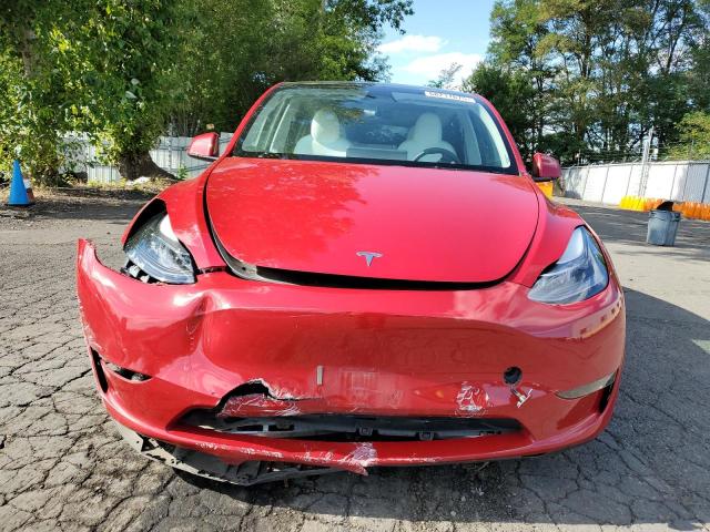 7SAYGAEE6PF785809 - 2023 TESLA MODEL Y RED photo 5