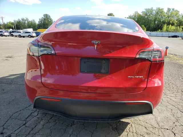 7SAYGAEE6PF785809 - 2023 TESLA MODEL Y RED photo 6