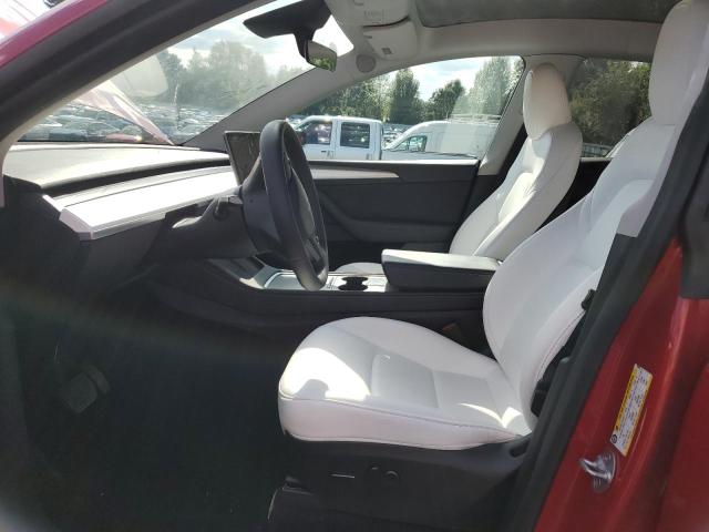 7SAYGAEE6PF785809 - 2023 TESLA MODEL Y RED photo 7