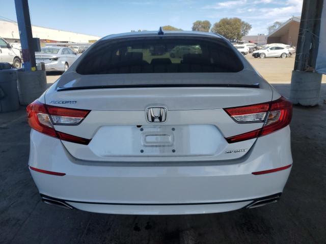 1HGCV1F31NA039978 - 2022 HONDA ACCORD SPORT WHITE photo 6