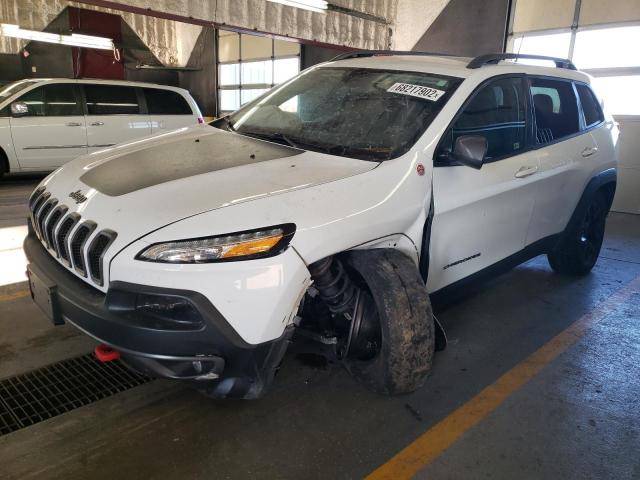 1C4PJMBS2GW185788 - 2016 JEEP CHEROKEE TRAILHAWK WHITE photo 1