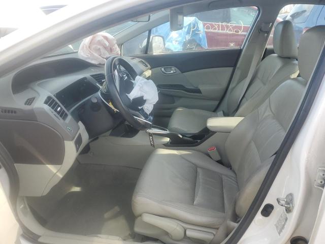 19XFB2F94CE314056 - 2012 HONDA CIVIC EXL თეთრი ფოტო 7