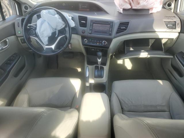 19XFB2F94CE314056 - 2012 HONDA CIVIC EXL თეთრი ფოტო 8