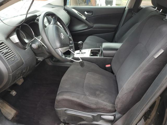 JN8AZ18W69W156485 - 2009 NISSAN MURANO S BLACK photo 7