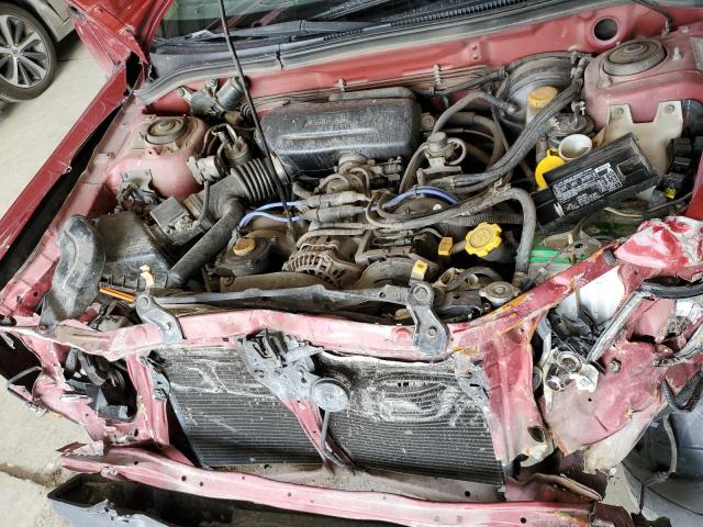 JF1SF6554WH771320 - 1998 SUBARU FORESTER S RED photo 12