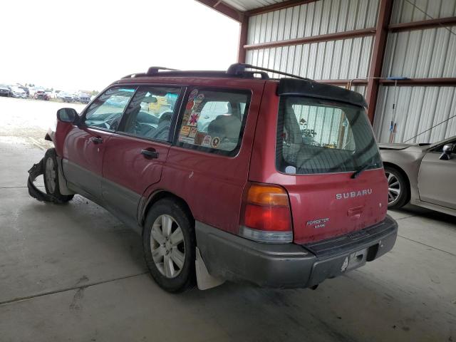 JF1SF6554WH771320 - 1998 SUBARU FORESTER S RED photo 2