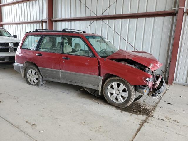 JF1SF6554WH771320 - 1998 SUBARU FORESTER S RED photo 4