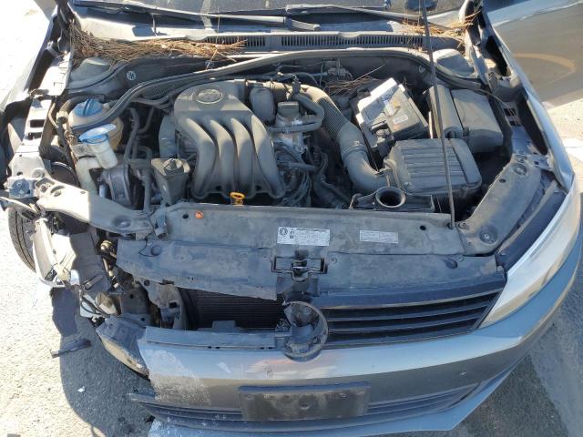 3VW2K7AJ4DM379488 - 2013 VOLKSWAGEN JETTA BASE 灰色 照片 11