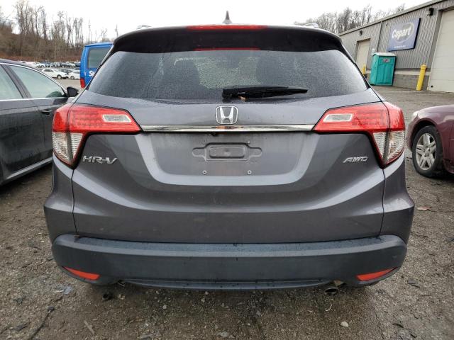 3CZRU6H50KM741368 - 2019 HONDA HR-V EX GRAY photo 6