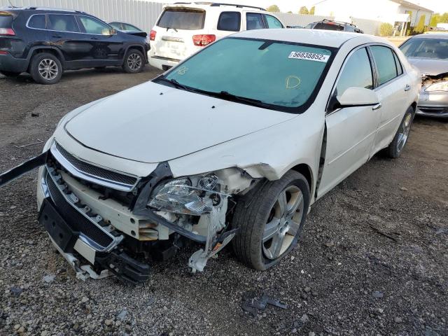1G1ZC5E09CF267622 - 2012 CHEVROLET MALIBU 1LT WHITE photo 2