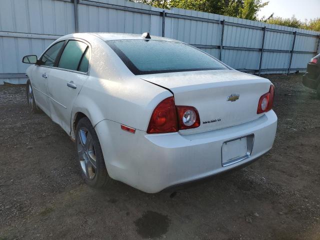 1G1ZC5E09CF267622 - 2012 CHEVROLET MALIBU 1LT WHITE photo 3
